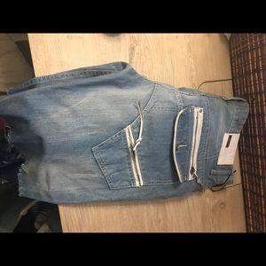 Dolce Gabbana distressed denim shorts men size 36